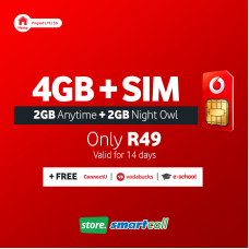 SIM Only + 4GB Vodacom LTE Data